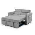 Hommoo Sofa Bed with Pullout Bed, Modern Convertible Chair for Living