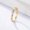 Yellow, variant on Womens Sterling Silver Ring Diamond Cut Geometric Design With Colored Zircon Gemstone Fashion Jewelry Festival