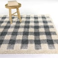 thumbnail image 6 of March Gingham Shag Area Rug, 6 of 8
