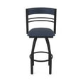 thumbnail image 5 of 860 Hunter 30" Swivel Bar Stool with Black Wrinkle Finish and Graph Anchor Seat and Back, 5 of 5
