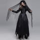 thumbnail image 2 of Halloween witch Costume Women's Ghost Black Ghost Bride Evil Queen Costume Female ghost costume, 2 of 5