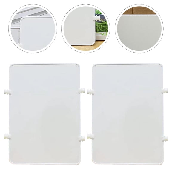 NIAIZEK White Plastic Beach Bag Divider, Sturdy and Convenient for Supermarket Use, 2Pcs