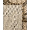 thumbnail image 6 of Unique Loom Outdoor Botanical Collection Area Rug - Victorian (7' x 10' Rectangle Beige/Brown), 6 of 8