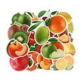 thumbnail image 3 of 50 PCS Fruits Stickers For Kitchen Baking Cup Dish Refrigerator Fruit Stic TWA, 3 of 8