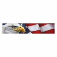 thumbnail image 2 of MKHERT Waving American Flag with Bald Eagle Table Runner Home Decor for Kitchen Dining Wedding Party 16x72 Inch, 2 of 2