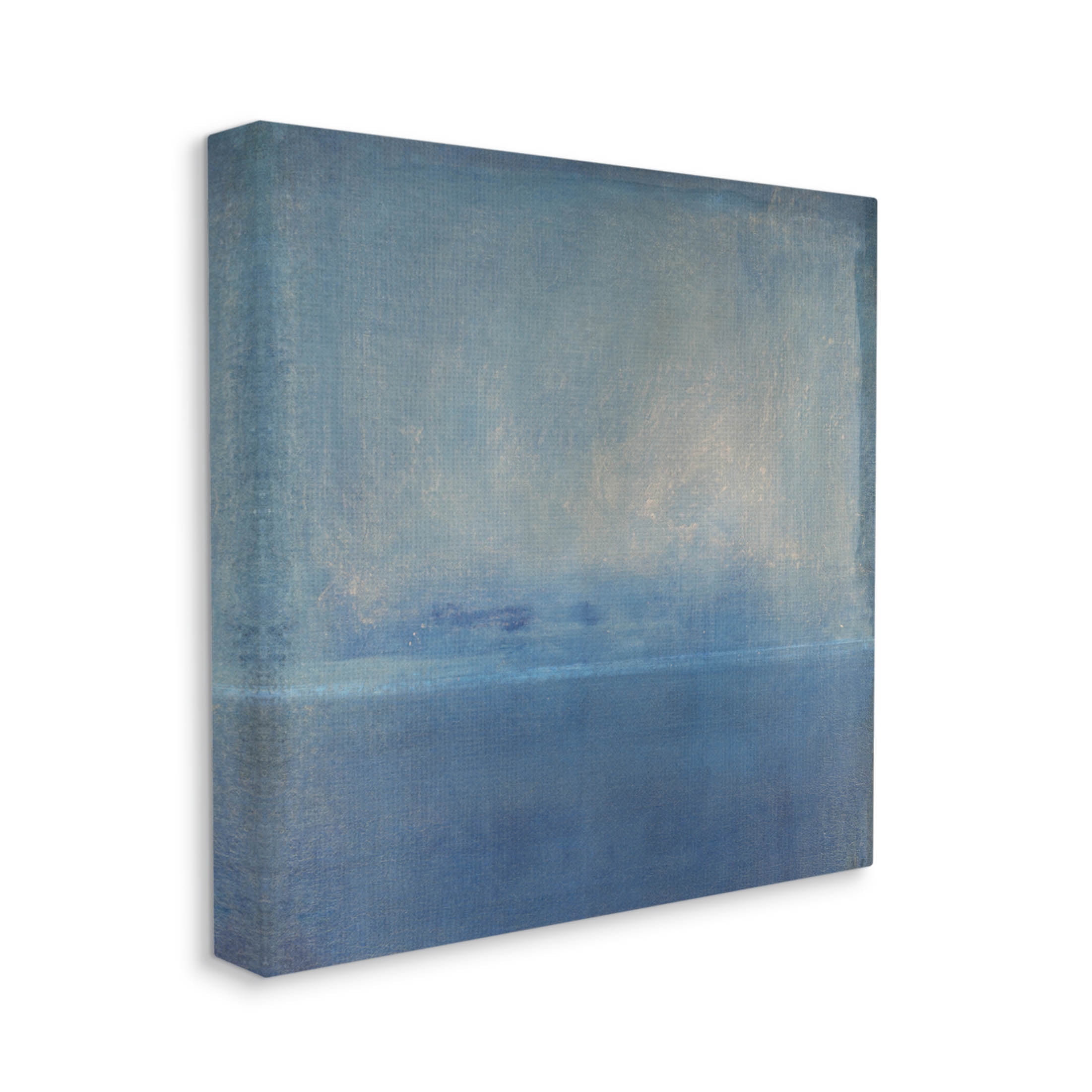 Stupell Industries Blue Abstract Landscape Painting Gallery Wrapped Canvas Print Wall Art, Design by Tim OToole