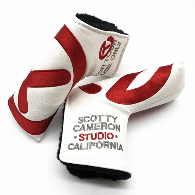 High-End Golf Putter Headcover - Thermal Wool Interior for Blade Putters, Durable Club Cover LH003-GEFQT077-1pcs