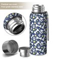 thumbnail image 2 of 20 Oz Paw Print Dog Bone Coffee Tumbler Double Wall Insulated Stainless Steel Water Bottle | Metal Reusable Thermoses Flask with Cup Cap | Leak & Sweat Proof with Anti-Dust Lid, 2 of 7