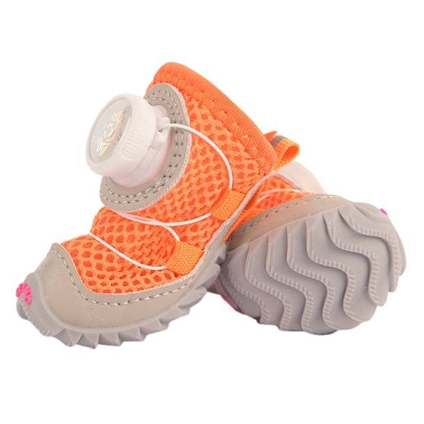 2 botines de malla todoterreno para perros, transpirables, con suelas antideslizantes y ajuste de dial, protectores de patas para pavimento caliente, paseos al aire libre en verano y senderismo.