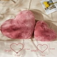 thumbnail image 2 of Heart Pillows, Love Heart Shaped Pillow, Rose Cute Heart Pillow for Gifts, Shaped Throw Pillows for Her, Kids, Women, Girls Home Decoration, 10X11 Inch, 2 of 7