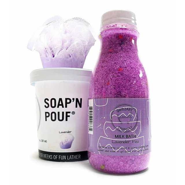 garb2ART Handmade Soap and Milk Bath Gift Set Bundle with Various Fragranes