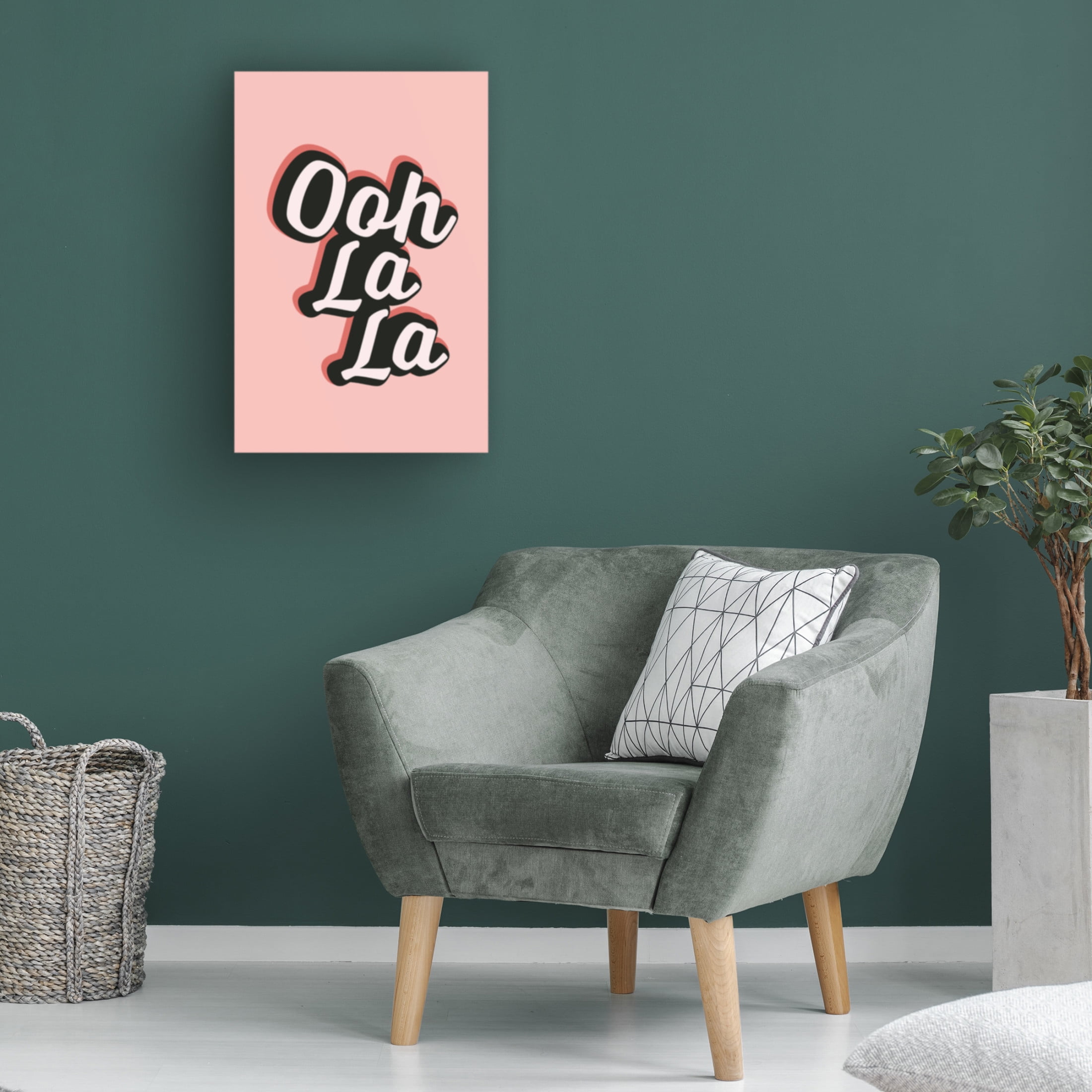 Trademark Fine Art Frankie KerrDineen Ooh La La Canvas Wall Art