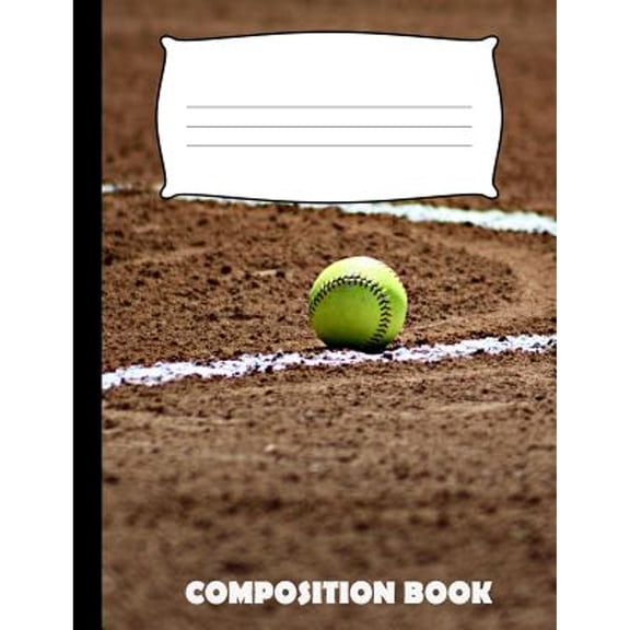 Composition Book: Softball Composition Notebook Wide Ruled (Paperback)