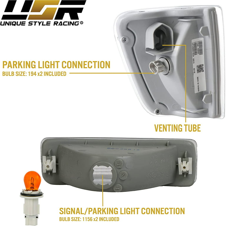 USR 93-98 T100 Turn Signal Lights - Front Corner + Bumper Turn