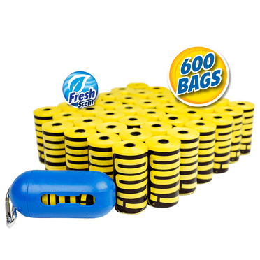 OUT! Fresh Scented Dog Waste Pickup Bags & Dispenser 600CT