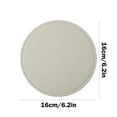 thumbnail image 2 of HengDidi Thickened Silicone Round Double Sided Placemat for Table Heat Insulation Drains Mat Food Grade Kitchen Tableware Protector Easy Clean Countertop, 2 of 5