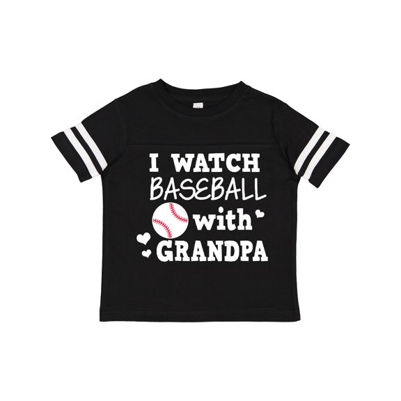 Inktastic I Watch Baseball with My Grandpa Boys or Girls Toddler T-Shirt