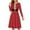 Christmas Red Costume, variant on FKELYI Glitter Star Women Dress Durable Snowflake Christmas Party Dresses for Women Soft Round Neck Twirl Swing Dresses Size 4XL,Christmas Gift