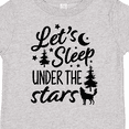 thumbnail image 4 of Inktastic Adventure Let's Sleep Under the Stars with Moon and Wolf Boys or Girls Toddler T-Shirt, 4 of 5