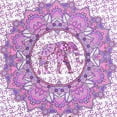 thumbnail image 2 of Purple Elephant Tapestry Mandala Wall Hanging Boho Floral Printed Cotton Hippie Bedspread College Dorm Room Wall Decor Decorative Hippy Tapestries Home Decor by Goood Times, 2 of 2