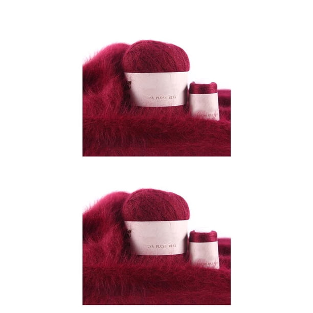 Yuarrent Juego de ovillos de lana de 50g y 20g, Kit de hilo de ganchillo para tejer en invierno, suéter para bebé, suministros para tejer, accesorio de Type2 NO2 Yuarrent CBP183678
