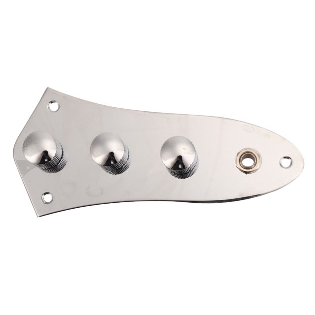 Durable Wired Guitar Control Plate, With Knurled Knob Guitar Control Plate, For Instrument Lovers Jazz Bass