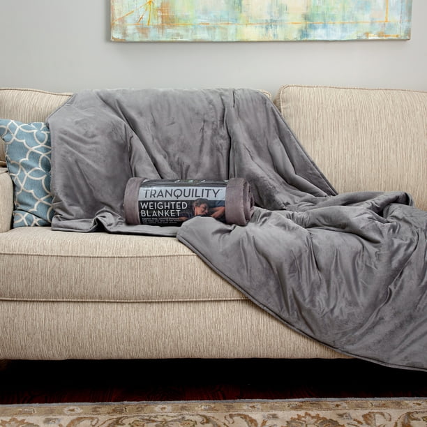 Tranquility Weighted Blanket, 12lb With Cover - Walmart.com - Walmart.com