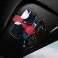 thumbnail image 6 of Openpig Sunglasses Holder for Car Visor, Artificial Leather Sunglass Eyeglass Hanger Clip for Car Sun Visor Accessories, 6 of 7