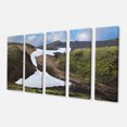 thumbnail image 2 of White Spots Snowfields In Gullies - Large Landscape Canvas Art, 2 of 3