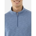 thumbnail image 5 of George Men's Quarter Zip Pullover with Long Sleeves, Sizes S-3XL, 5 of 5
