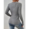 thumbnail image 2 of Fall/Winter New Style Women's Knitted Clothes - Long-Sleeved Fashion Sweater, 2 of 6