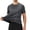 Dark Gray, variant on Men's Summer Crew Neck Short Sleeve Gym Workout Sports T-Shirt Lightweight Breathable Quick Dry Athletic Top Running Training Activewear Tee