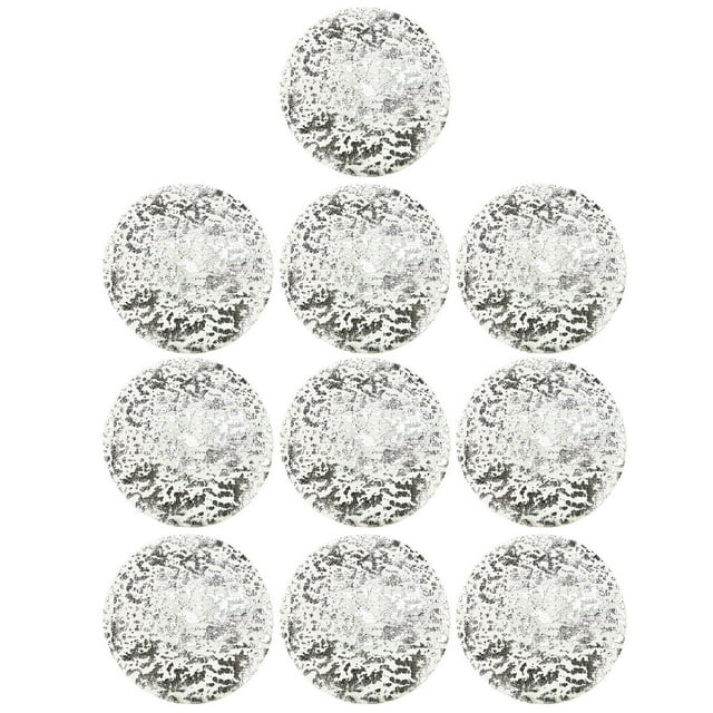 CSChome Sets de Table Jetables en Maille Dorée, Antidérapants et Résistants à la Chaleur pour Décorations de Fête (10/20 Pcs)