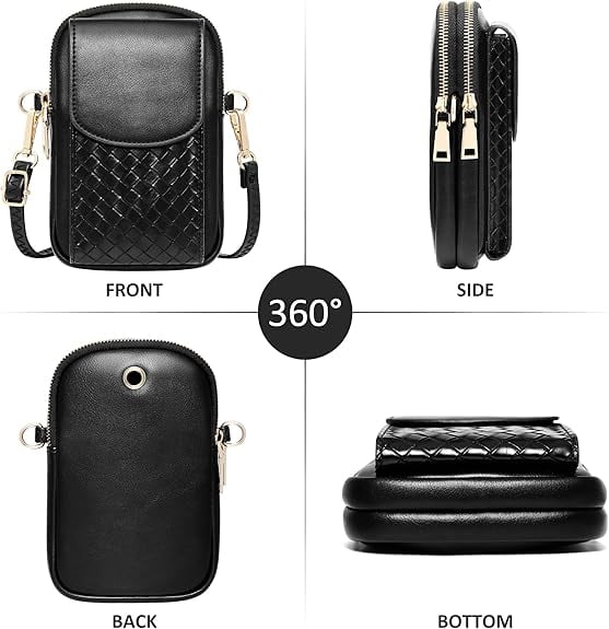Badiya Small Crossbody Phone Bags for Women with Card Slots, Women Phone Purse Wallet Phone Bag