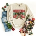 thumbnail image 3 of Coquette Christmas Stacked - Women's Graphic Sweatshirt, 3 of 15