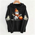 thumbnail image 6 of Jsaierl Womens Halloween Sweatshirts Plus Size Ghost Graphic Pullover Hoodies Vintage Classic Long Sleeve Shirt Tops Halloween Party Supplies, Sizes S-2XL, 6 of 6