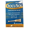 2 Pack DocuSol Mini Enema Constipation Pain Relief 5 Mini Enemas Each