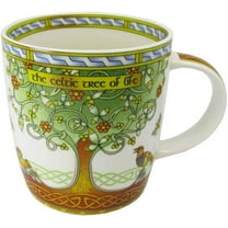 New Bone China Mug With Celtic Tree Of Life Design, 325Ml