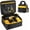 Black yellow, variant on Impact Wrench Case Compatible with Milwaukee 2967-20/ Dewalt DCF900B/DCF891B/DCF961B/DCF899B Impact Wrench Kit,Tool Bag Compatible with Milwaukee Impact Battery and Charger,Bag Only
