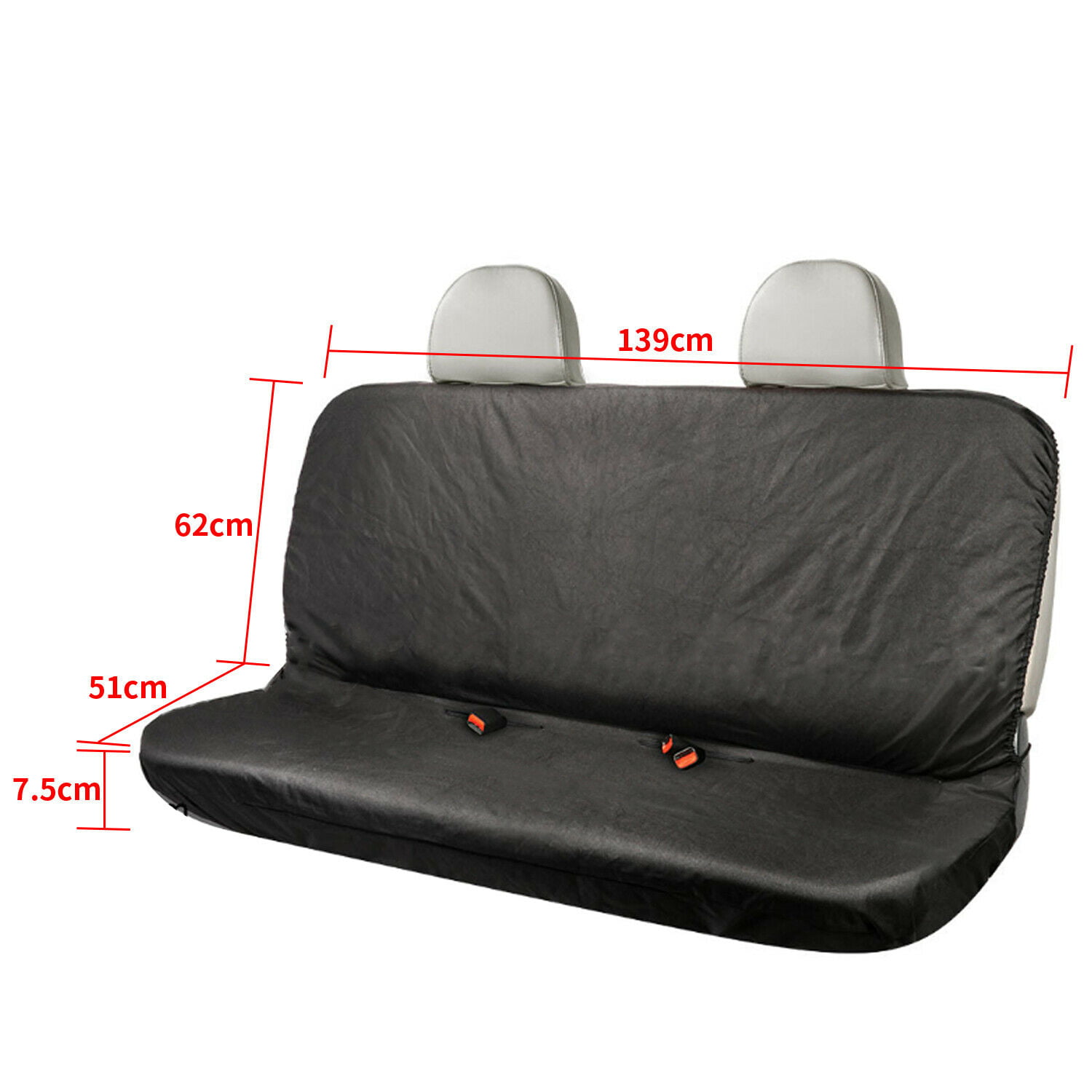 Car Cushion Seat Protector Universal Orthopedic Padded Massage Back PLASTIFIC Van Taxi Car Black Seat Protector Cover Car Accessories Dog Car Seat Cover 