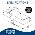 thumbnail image 2 of Broan-Nutone 413604 36 Inch Ductless Under Cabinet Range Hood, Stainless Steel, 2 of 4