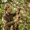thumbnail image 3 of Wooden Squirrel Feeder for Garden Outdoor Use Shelter with Easy Design, 3 of 6