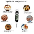 thumbnail image 2 of Meat Food Candy Thermometer, Probe Instant Read Thermometer, Digital Cooking Kitchen BBQ Grill Thermometer With Long Probe for Liquids Pork Milk Yogurt Deep Fry Roast Baking Temperature, 2 of 9