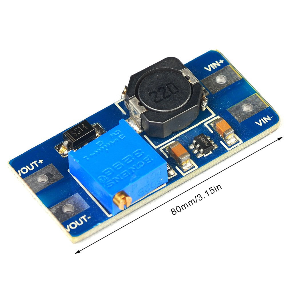 Booster Board Step-up Module Input 2/24V to 5/9/12/28V Replace XL6009 DC-DC 2A 