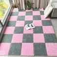 thumbnail image 3 of 30*30CM Soft Plush Kids Carpet Baby Play Mat 10PCS Puzzle Carpet Warm Playmat Interlocking Exercise Tiles Foam Children's Mat, 3 of 10