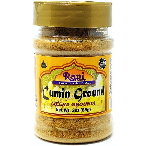 Rani Cumin (Jeera) Powder Spice 3oz (85g) PET Jar ~ All Natural | Vegan | Gluten Friendly | NON-GMO | Indian Origin