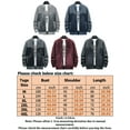 thumbnail image 3 of Innerwin Manteau Homme à Blocs de Couleur Manches Longues Confortable Bleu TG, 3 of 3