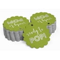 thumbnail image 2 of Inkdotpot 50 Pack Real Silver Foil Paper Tags Ready To Pop Baby Shower Favor Hang Tags, 2 of 6
