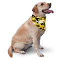 thumbnail image 2 of Yellow Camouflage Puppy Bandana Printing Dog Bib Scarf For Small Medium Large Dogs Cats Pets, 2 of 6