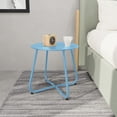 thumbnail image 2 of ‎JTAOT Outdoor All Weather Resistant Round End Table, Blue, 2 of 15